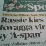 Kwagga to front All Blacks, Strauss set for homecoming