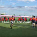 Springboks train in Japan