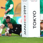 All Blacks scrumhalf Aaron Smith celebrates