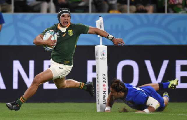 Springbok wing Cheslin Kolbe