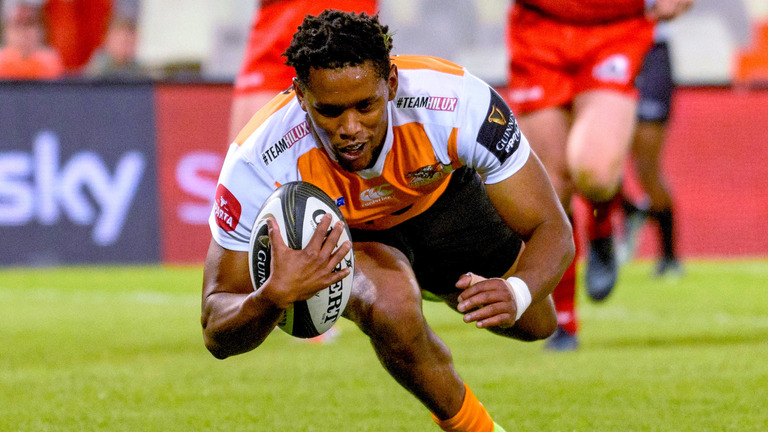 Craig Barry scores for the Cheetahs/Pro14
