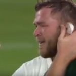 Duane Vermeulen and Matt Proudfoot embrace