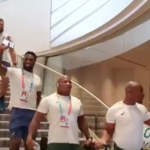 Watch: Boks' arrival for final