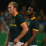 Schalk Burger with Siya Kolisi of South Africa during The Castle Lager Rugby Championship 2015 match between South Africa and Argentina