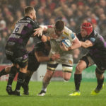 Jacques Vermeulen carries for Exeter