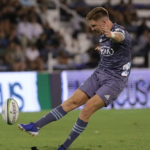 Jordie Barrett slots a penalty