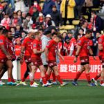 The Sunwolves leave the ground