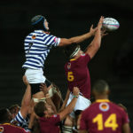 Maties captain BJ Dixon steals a lineout