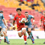 Garth April playing for the Sunwolves