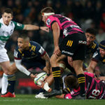 Referee Paul Williams in action during Aotearoa Super Rugby