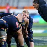 Mark Hammett during a Highlanders training session