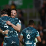 The Highlanders celebrate a famous win over the Chiefs