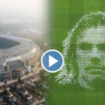 Watch: Faf’s face painted on Twickenham pitch
