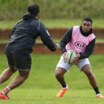 Julian Savea in Hurricanes training