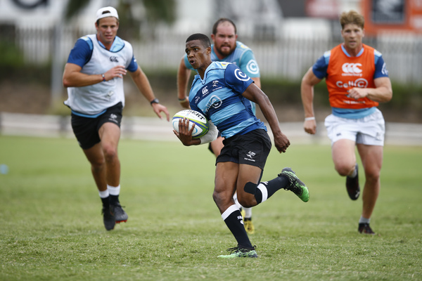 DURBAN, SOUTH AFRICA - SEPTEMBER 02: Grant Williams of the Cell C Sharks during the Cell C Sharks training session at Jonsson Kings Park Stadium on September 02, 2020 in Durban, South Africa. (Photo by Steve Haag/Gallo Images)