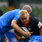 Vincent Koch carries for Saracens