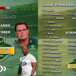 Springbok Showdown draft squad