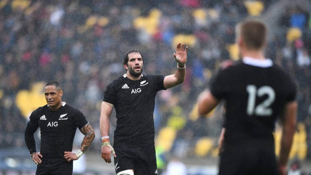 All Blacks lock Sam Whitelock