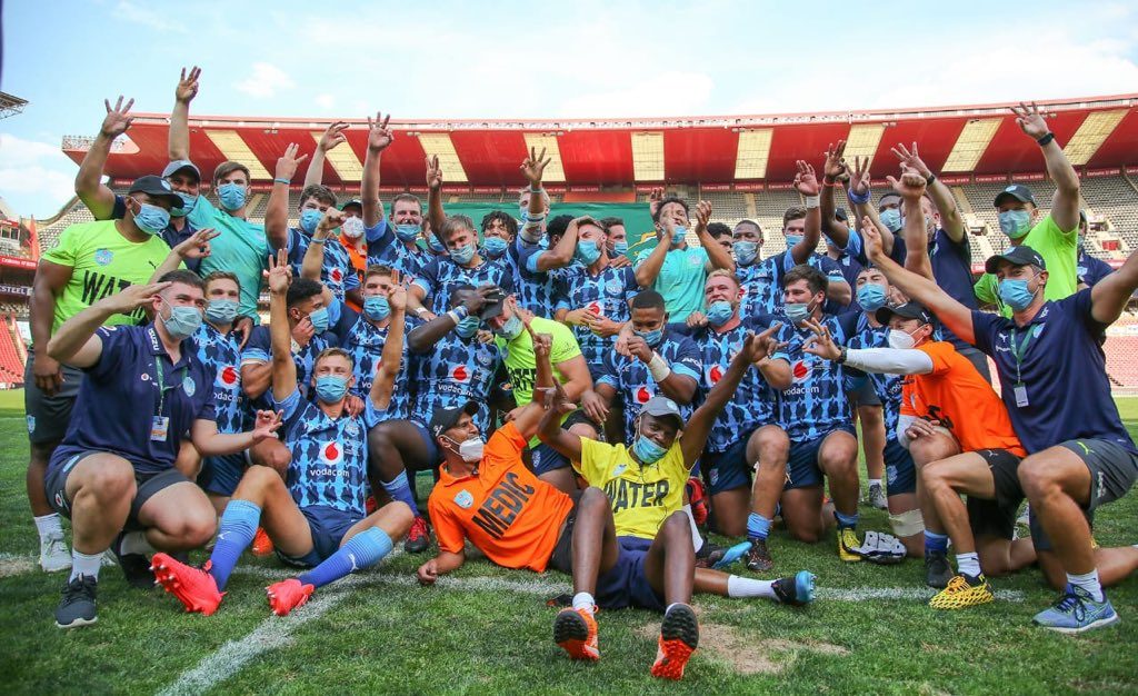 The Blue Bulls celebrate their U21 Championship win