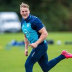 Duhan van der Merwe during Scotland training