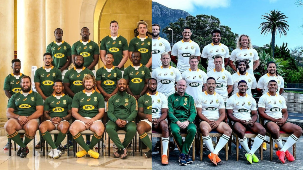 Team photos: Bok Green and Gold squads