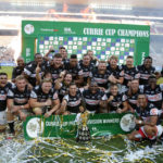 The Sharks celebrate their Currie Cup title win