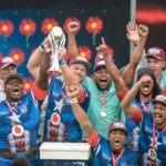 The Bulls lift the Super Rugby Unlocked trophy