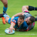 Ivan van Zyl scores for the Bulls