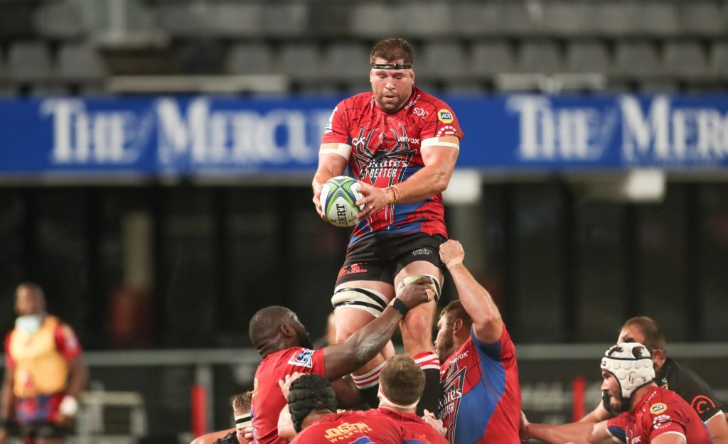 Willem Alberts in action for the Lions