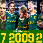 Then and now: Bok jerseys for Lions series