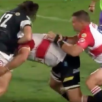 Watch: Big hits from Lions-Sharks clash