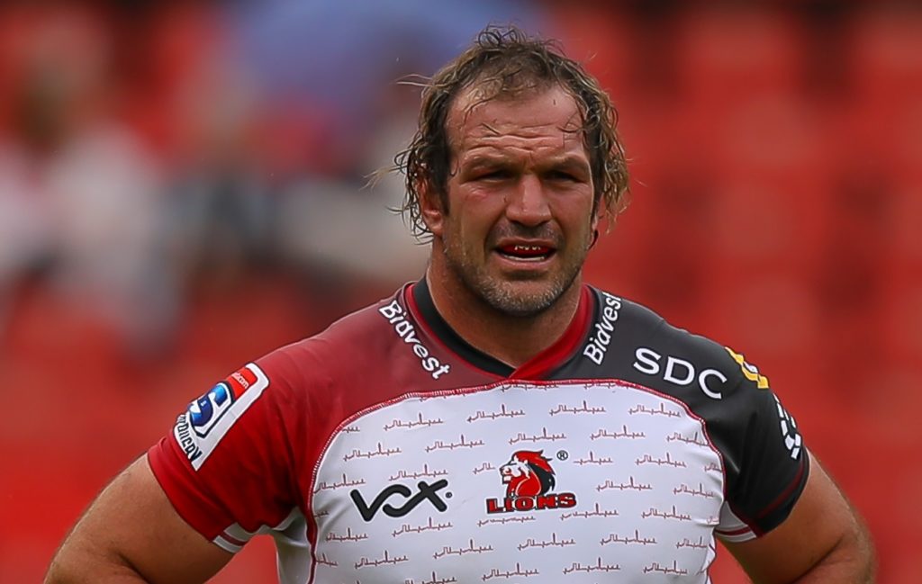 Lions prop Jannie du Plessis