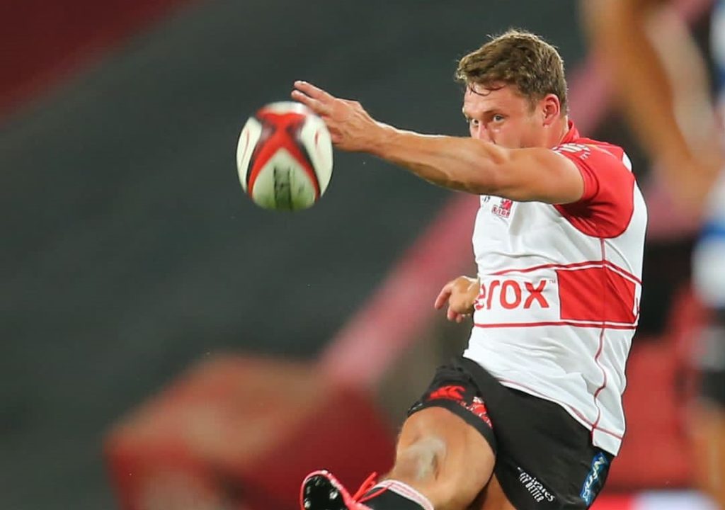 Lions fullback Tiaan Swanepoel