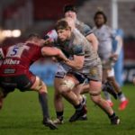 Daniel du Preez in action for the Sale Sharks