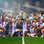 The Exeter Chiefs celebrate their Champions Cup win