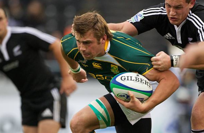 CJ Stander playing for the Junior Springboks