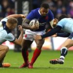 France centre Virimi Vakatawa against Scotland