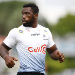 Siya Kolisi during Sharks training