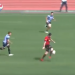 Watch: Former Lions lock goes 70m to score