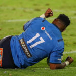 Bulls prop Lizo Gqoboka celebrates try Team of the Week Round 3