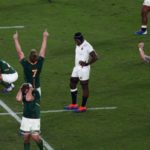 Maro Itoje dejected after the 2019 RWC final