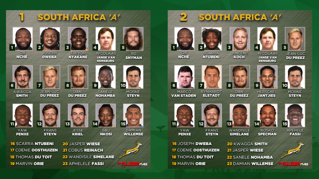Graphic: Potential SA ‘A’ teams vs British & Irish Lions