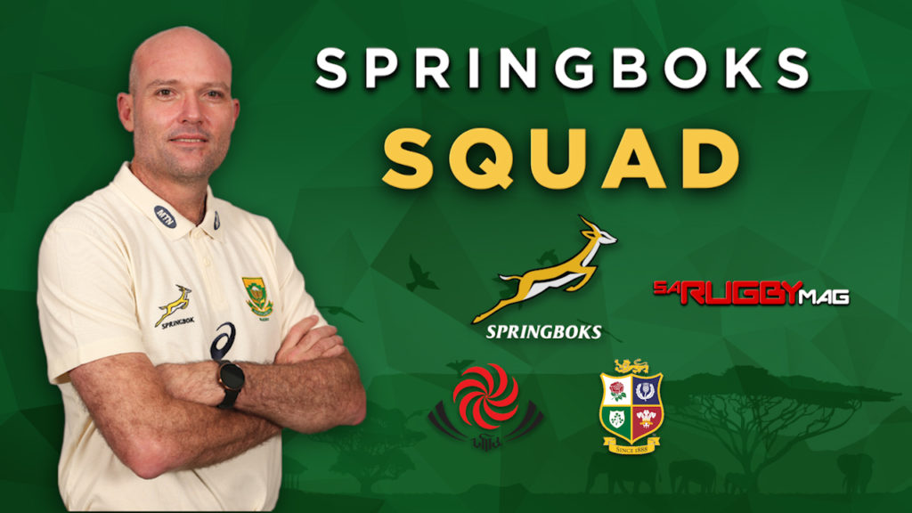 Graphic: Springbok squad for Georgia, Lions Tests