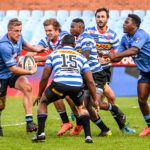 PRETORIA, SOUTH AFRICA - JUNE 19: Louritz Van Der Schyff of the Bulls with the ball during the Carling Currie Cup match between Vodacom Bulls and DHL Western Province at Loftus Versfeld on June 19, 2021 in Pretoria, South Africa. (Photo by Sydney Seshibedi/Gallo Images)
