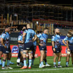 The Waratahs look dejected during Super Rugby Trans Tasman in Australia