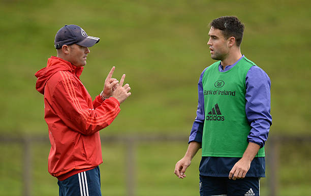 Bok coach Jacques Nienaber and Lions captain Conor Murray