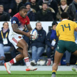 France centre Virimi Vakatawa against Australia