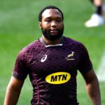 CAPE TOWN, SOUTH AFRICA - JULY 13: Lukhanyo Am during the South Africa A Captains Run at Cape Town Stadium on July 13, 2021 in Cape Town, South Africa. (Photo by Ashley Vlotman/Getty Images/Gallo Images)
