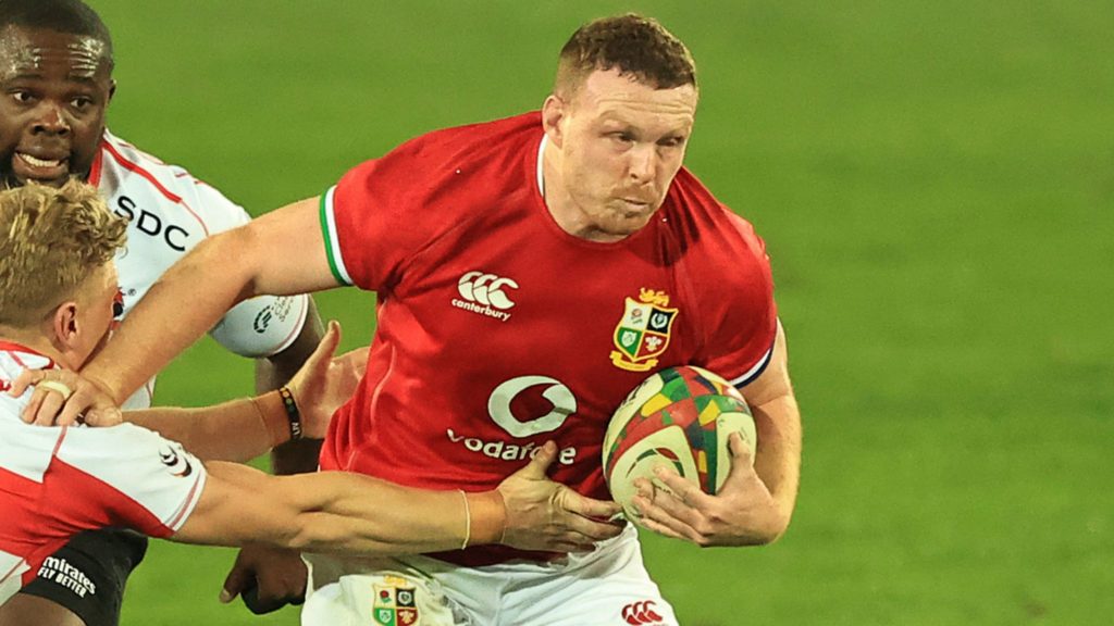 Sam Simmonds in action for the British & Irish Lions / Getty Images